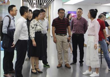 市领导到公司参观